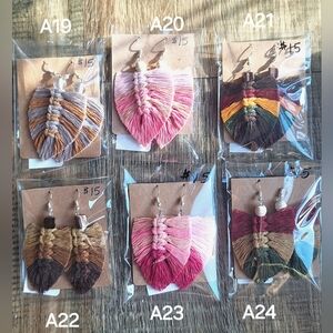 Handmade Macrame Earrings